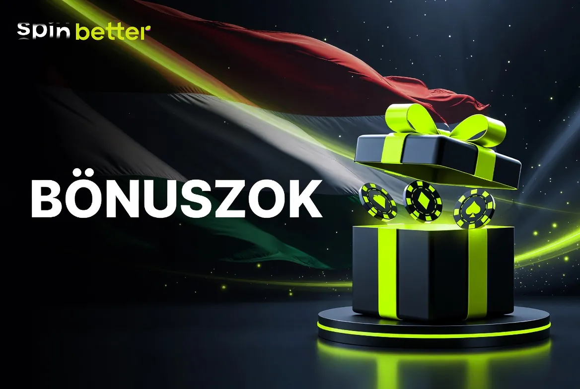 SpinBetter bonus ajánlati ablak a négy befizetési lépcsővel