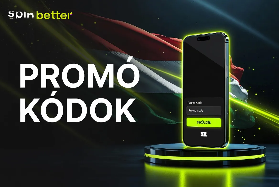 SpinBetter promo code mező a regisztrációs felületen
